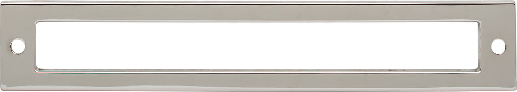 Top Knobs Hollin Series 6-5/16"(160mm) CC Backplate, Polished Nickel