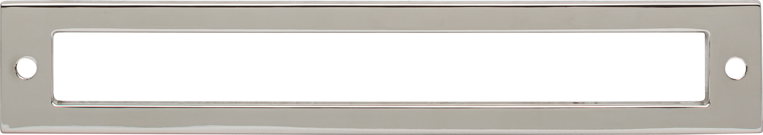 Top Knobs Hollin Series 6-5/16"(160mm) CC Backplate, Polished Nickel