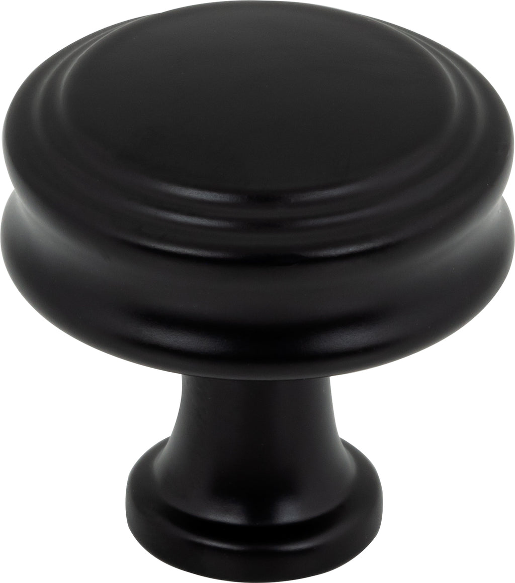 Top Knobs Coddington Series 1-1/4"L Knob, Flat Black