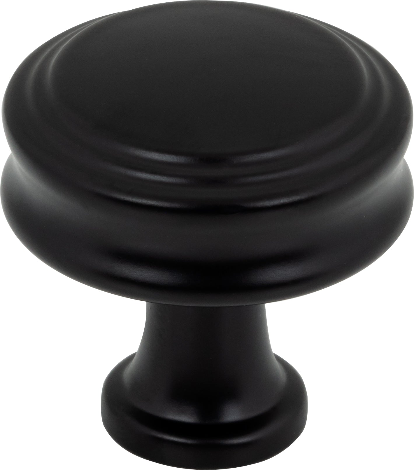 Top Knobs Coddington Series 1-1/4"L Knob, Flat Black