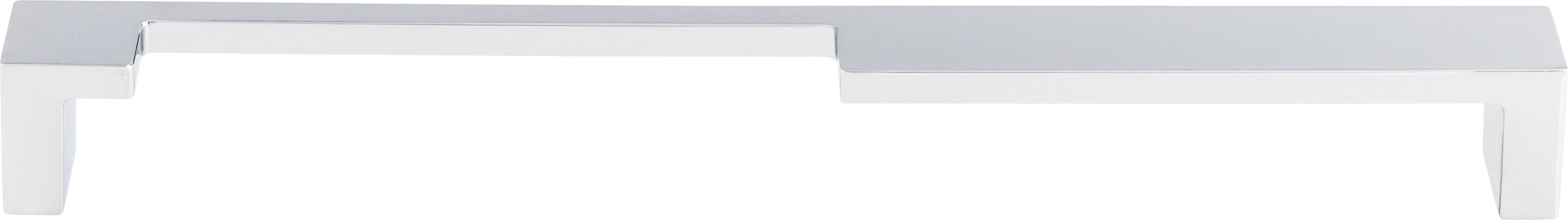Top Knobs Modern Metro Series 9"(229mm) CC Notch Pull, Polished Chrome