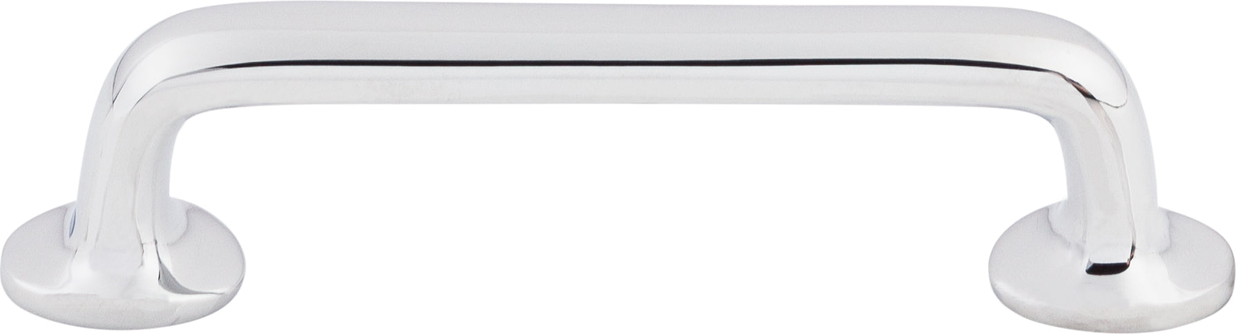 Top Knobs Aspen II Rounded Series 4"(101mm) CC Pull, Polished Chrome