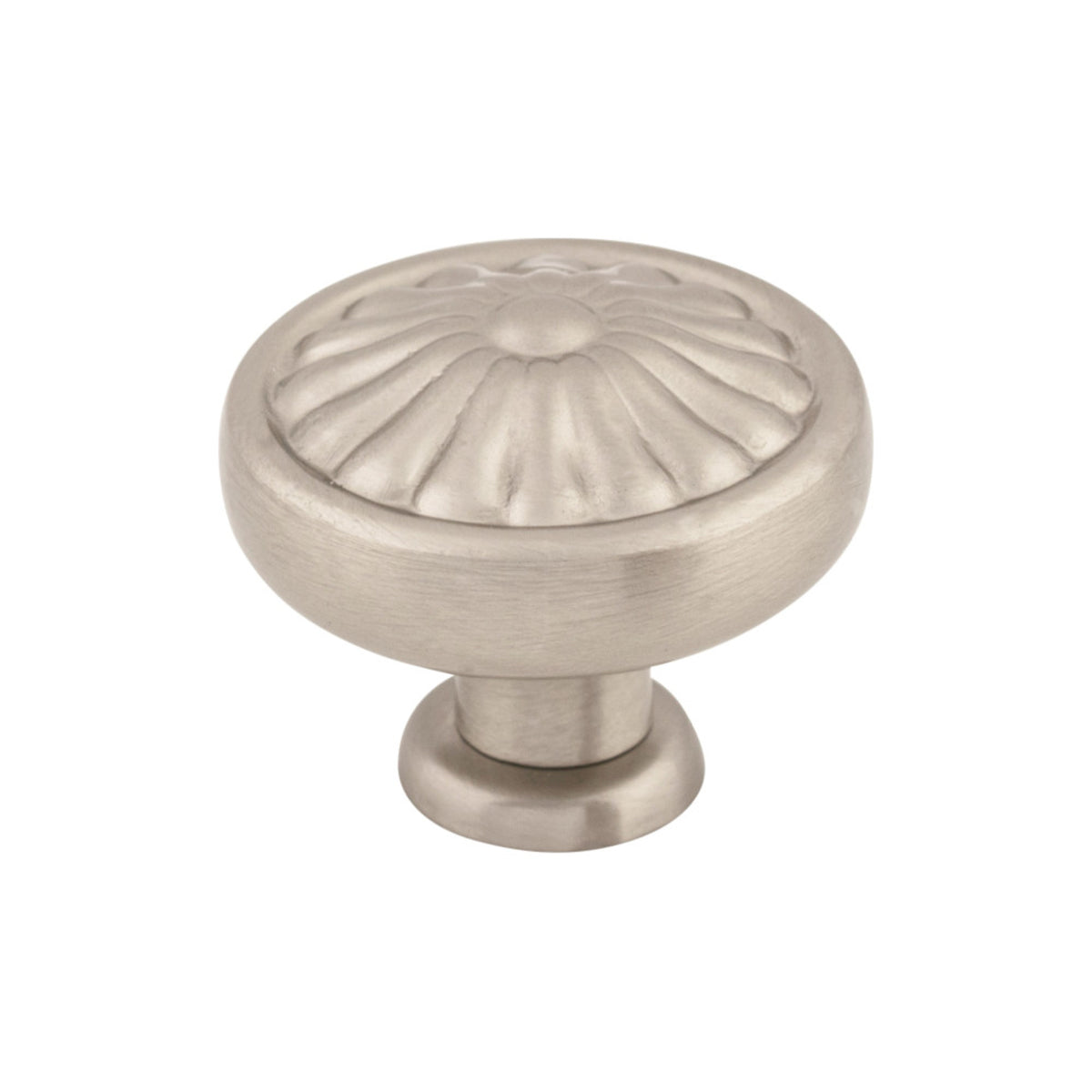 Flower 1 1/4" Diameter Round Knob