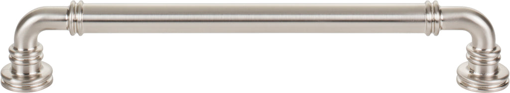 Top Knobs Cranford Series 7-9/16"(192mm) CC Pull, Brushed Satin Nickel