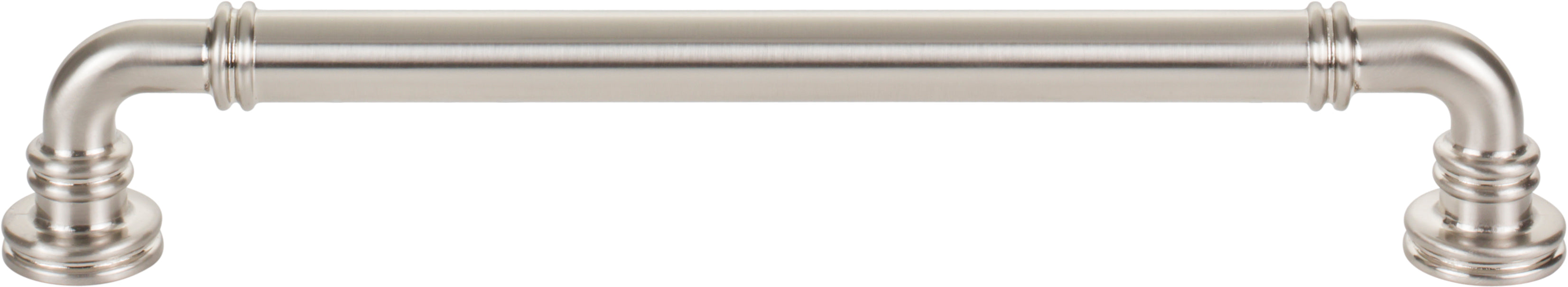 Top Knobs Cranford Series 7-9/16"(192mm) CC Pull, Brushed Satin Nickel