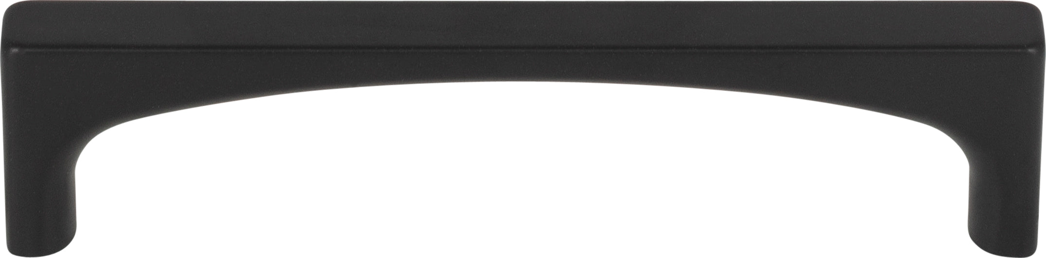 Top Knobs Riverside Series 3-3/4"(95mm) CC Pull, Flat Black