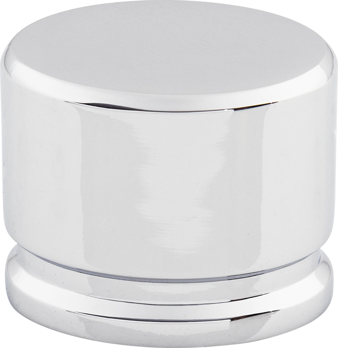 Top Knobs Oval Series 1-3/8"L Knob, Polished Chrome