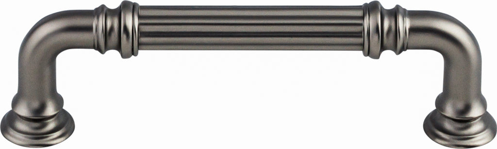 Top Knobs Reeded Series 3-3/4"(95mm) CC Pull, Ash Gray