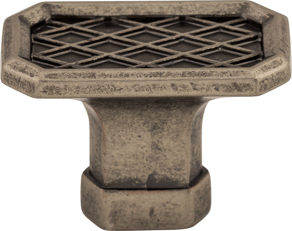Top Knobs Tower Bridge Series 1-1/2"L Knob, Pewter Antique