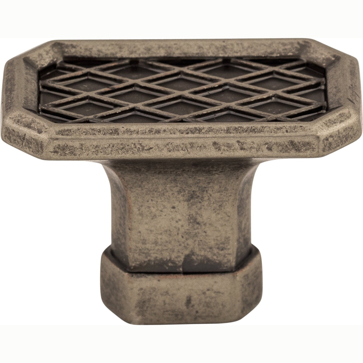 Top Knobs Tower Bridge Series 1-1/2"L Knob, Pewter Antique