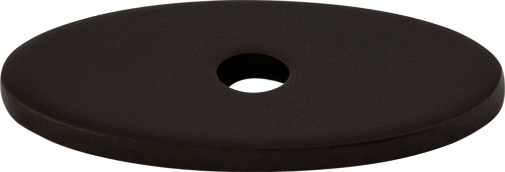 Top Knobs Oval Series 1-1/4"L Backplate, Oil Rubbed Bronze