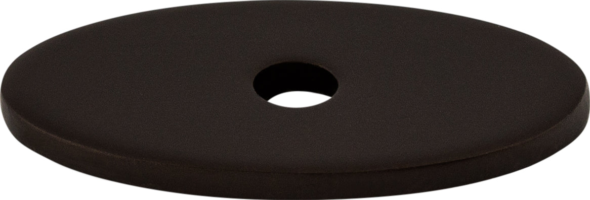 Top Knobs Oval Series 1-1/4"L Backplate, Oil Rubbed Bronze
