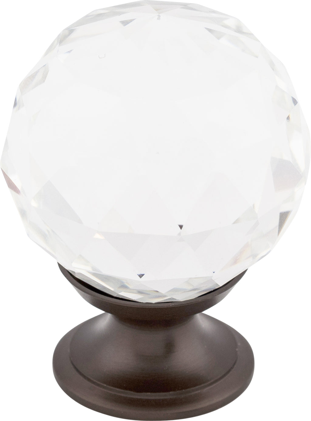 Top Knobs Clear Crystal Series 1-3/8"L Knob, 