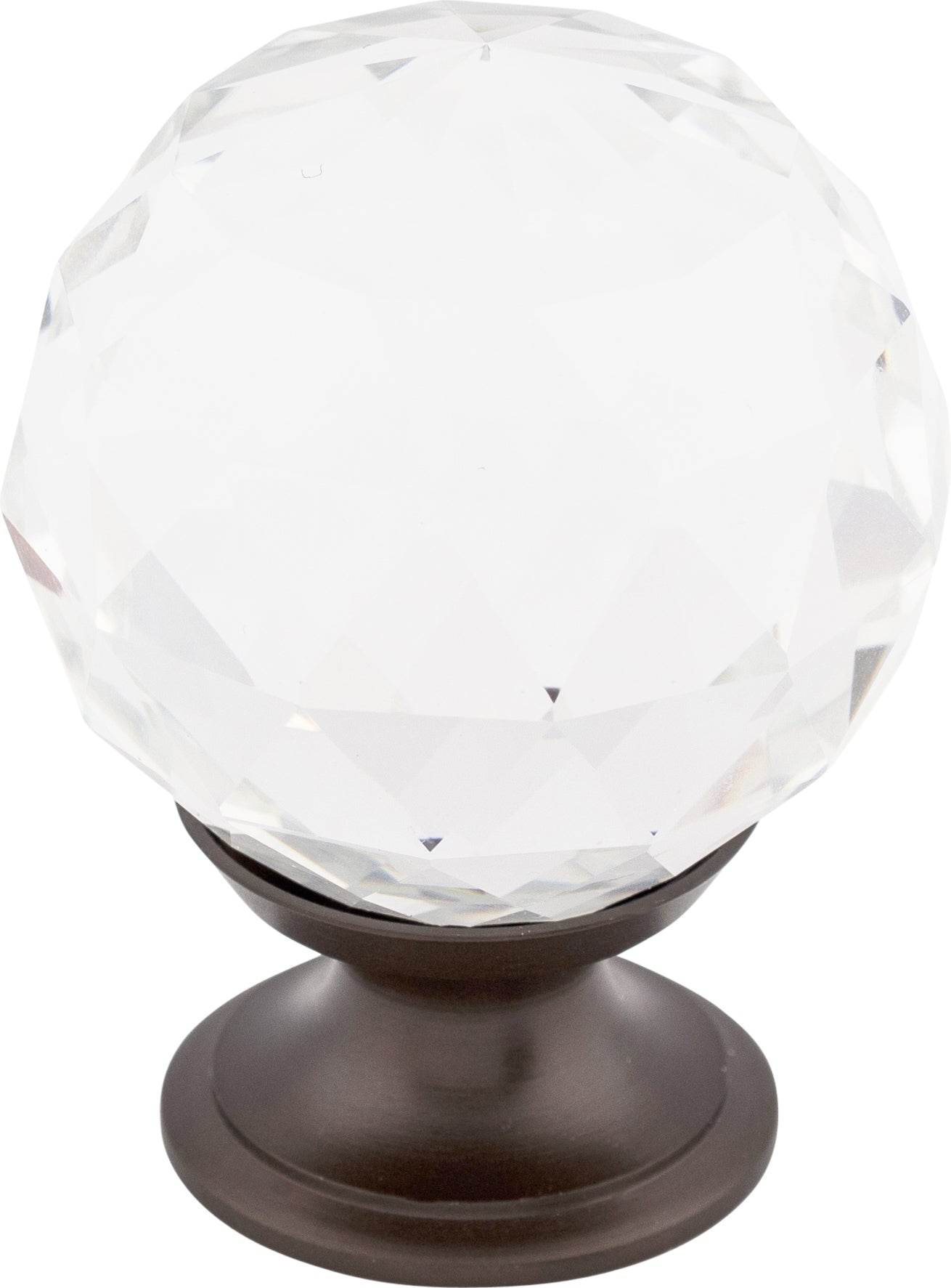 Top Knobs Clear Crystal Series 1-3/8"L Knob, 