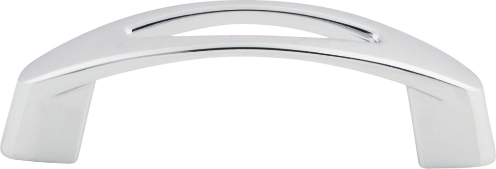 Top Knobs Verona Series 3"(76mm) CC Pull, Polished Chrome