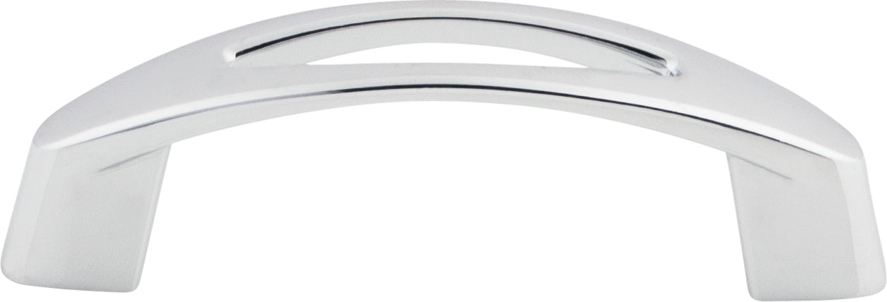 Top Knobs Verona Series 3"(76mm) CC Pull, Polished Chrome