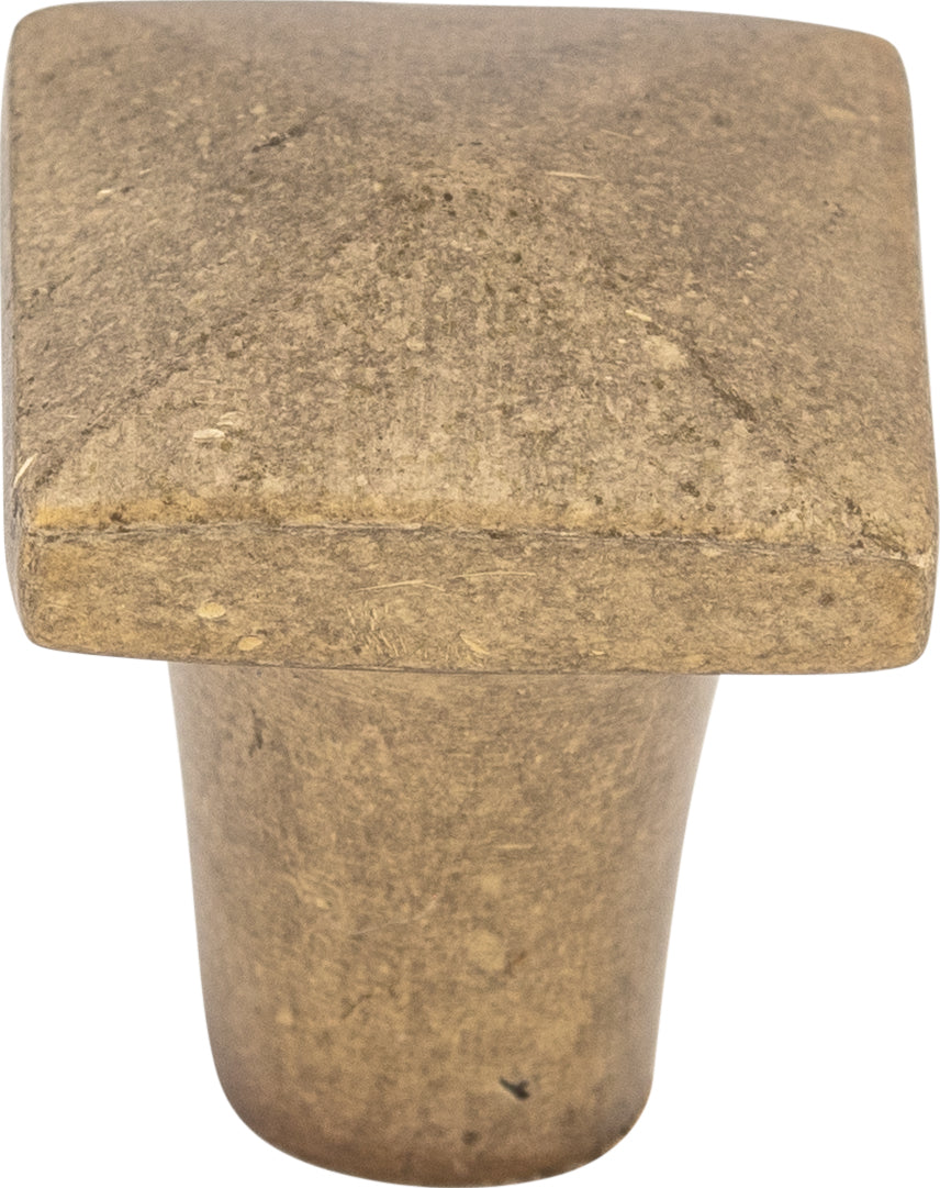 Top Knobs Aspen Square Series 7/8"L Knob, Light Bronze
