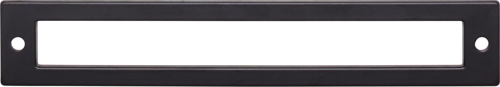 Top Knobs Hollin Series 6-5/16"(160mm) CC Backplate, Flat Black