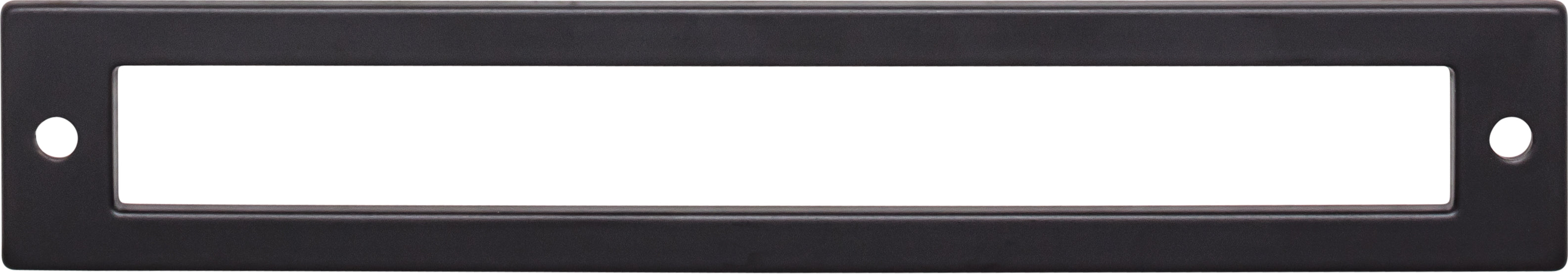 Top Knobs Hollin Series 6-5/16"(160mm) CC Backplate, Flat Black