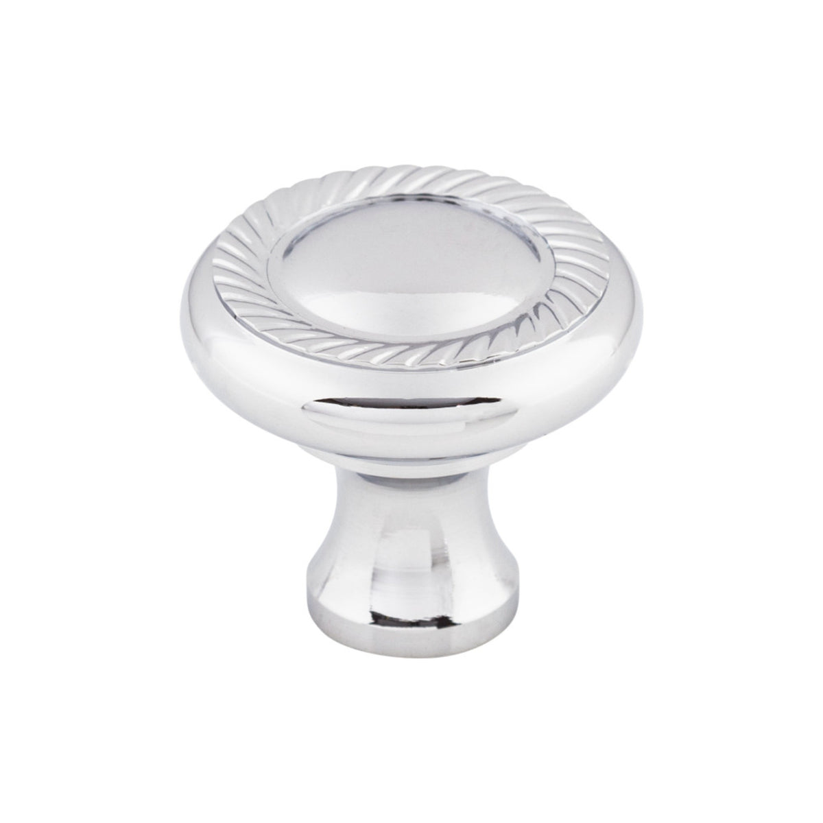 Swirl Cut 1 1/4" Diameter Round Knob