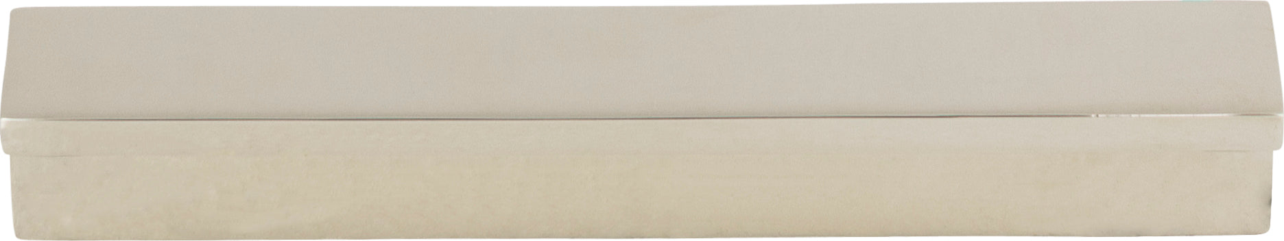 Top Knobs Minetta Series 3-3/4"(95mm) CC Tab Pull, Polished Nickel