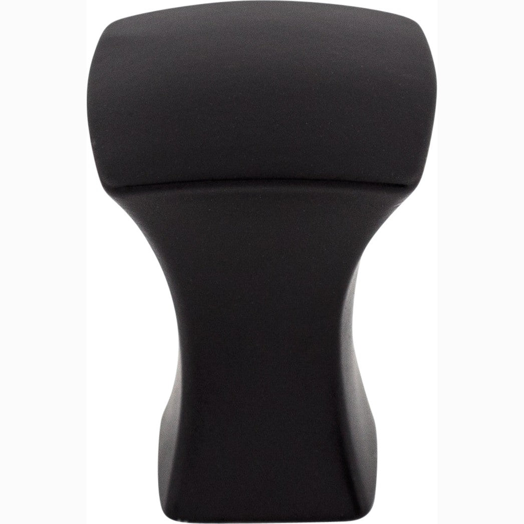 Top Knobs Glacier Series 3/4"L Knob, Flat Black