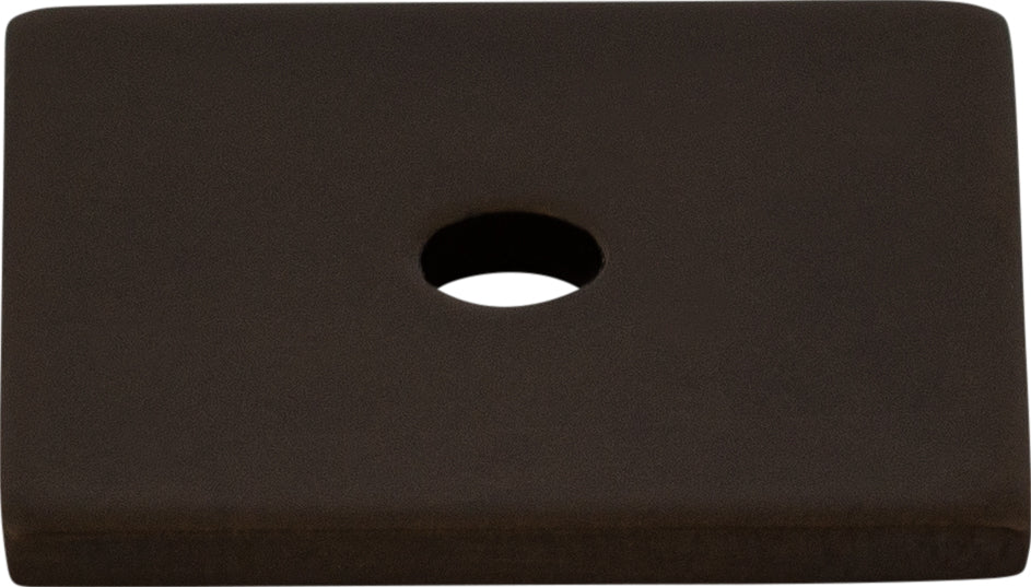 Top Knobs Square Series 1"L Backplate, Oil Rubbed Bronze