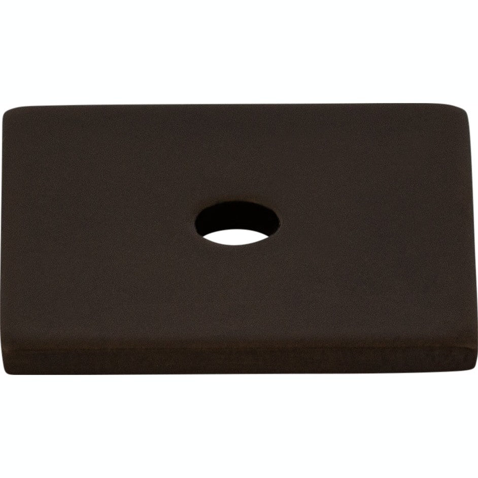 Top Knobs Square Series 1"L Backplate, Oil Rubbed Bronze