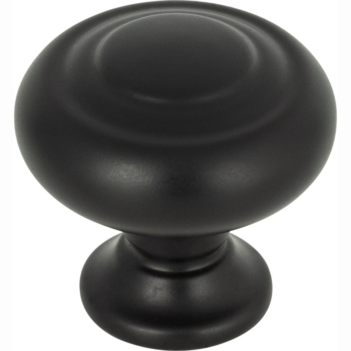 Top Knobs Kent Series 1-1/4"L Knob, Flat Black