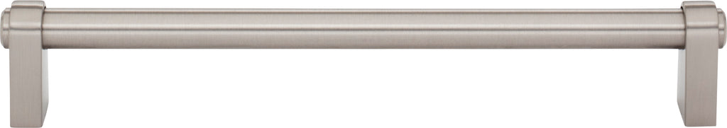 Top Knobs Lawrence Series 7-9/16"(192mm) CC Pull, Brushed Satin Nickel