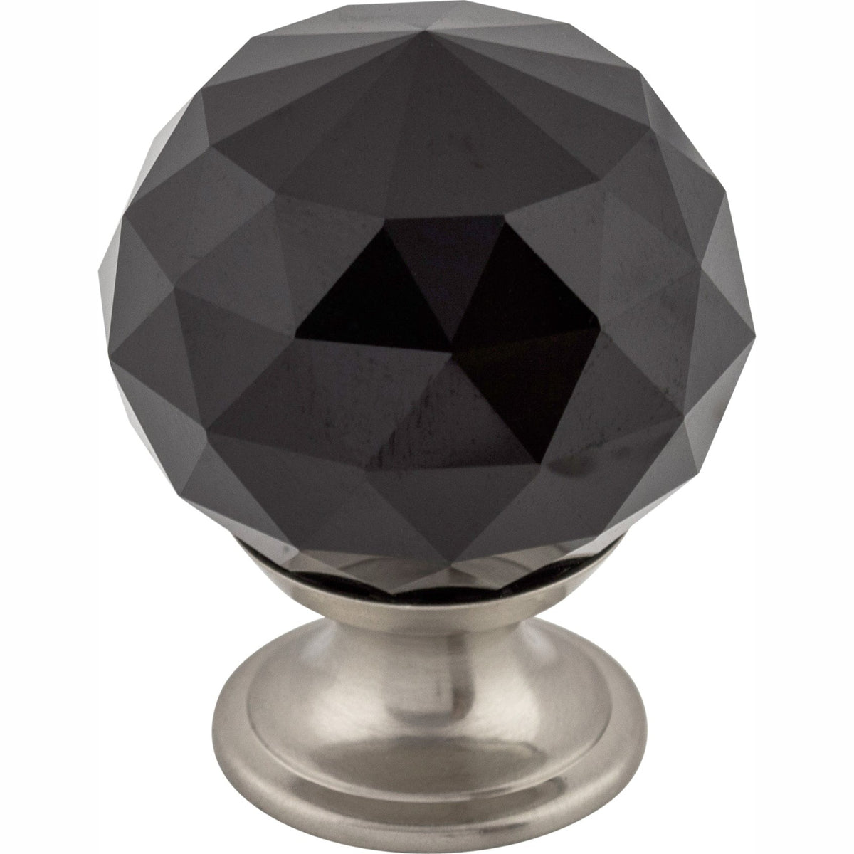 Top Knobs Black Crystal Series 1-3/8"L Knob, 