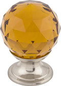 Top Knobs Wine Crystal Series 1-1/8"L Knob, 