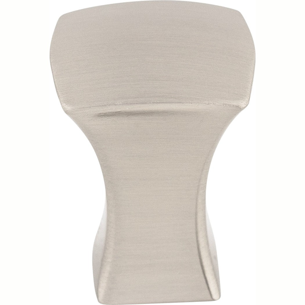 Top Knobs Glacier Series 3/4"L Knob, Brushed Satin Nickel