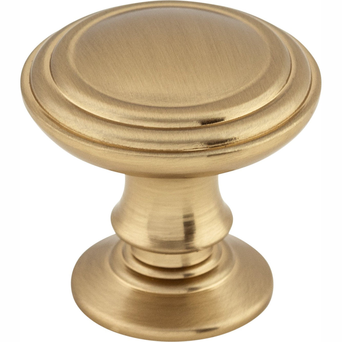 Top Knobs Reeded Series 1-1/4"L Knob, Honey Bronze