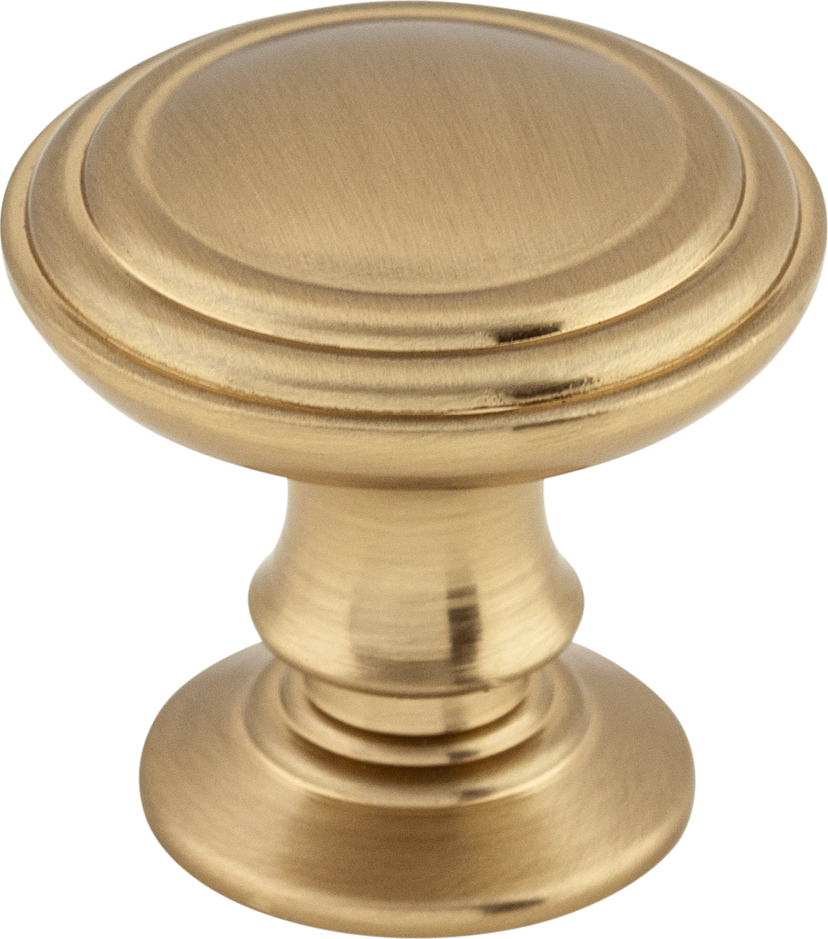 Top Knobs Reeded Series 1-1/4"L Knob, Honey Bronze