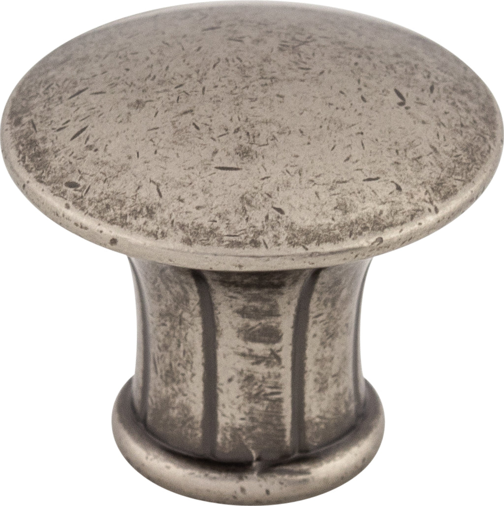 Top Knobs Lund Series 1-1/4"L Knob, Pewter Antique