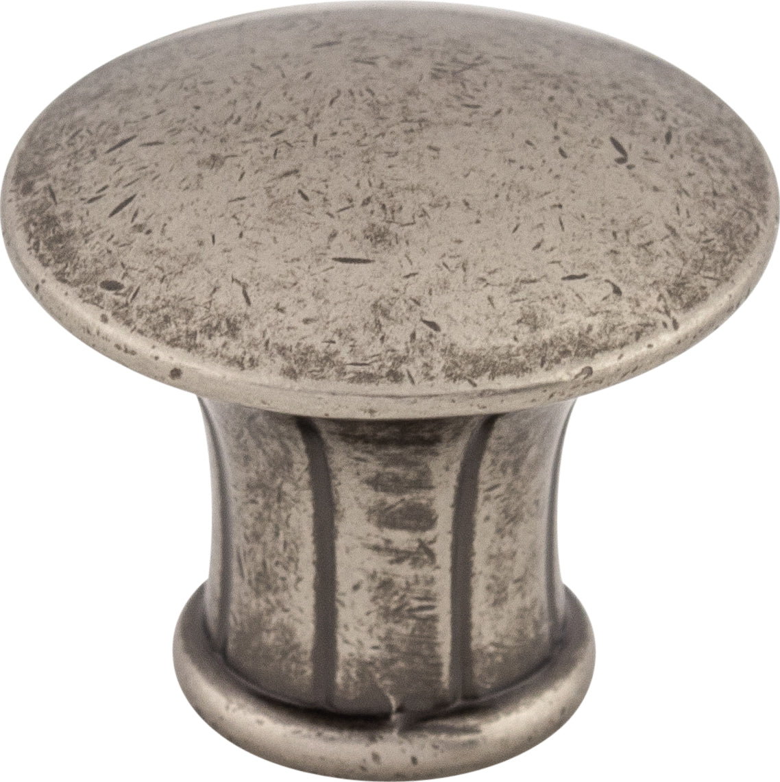 Top Knobs Lund Series 1-1/4"L Knob, Pewter Antique