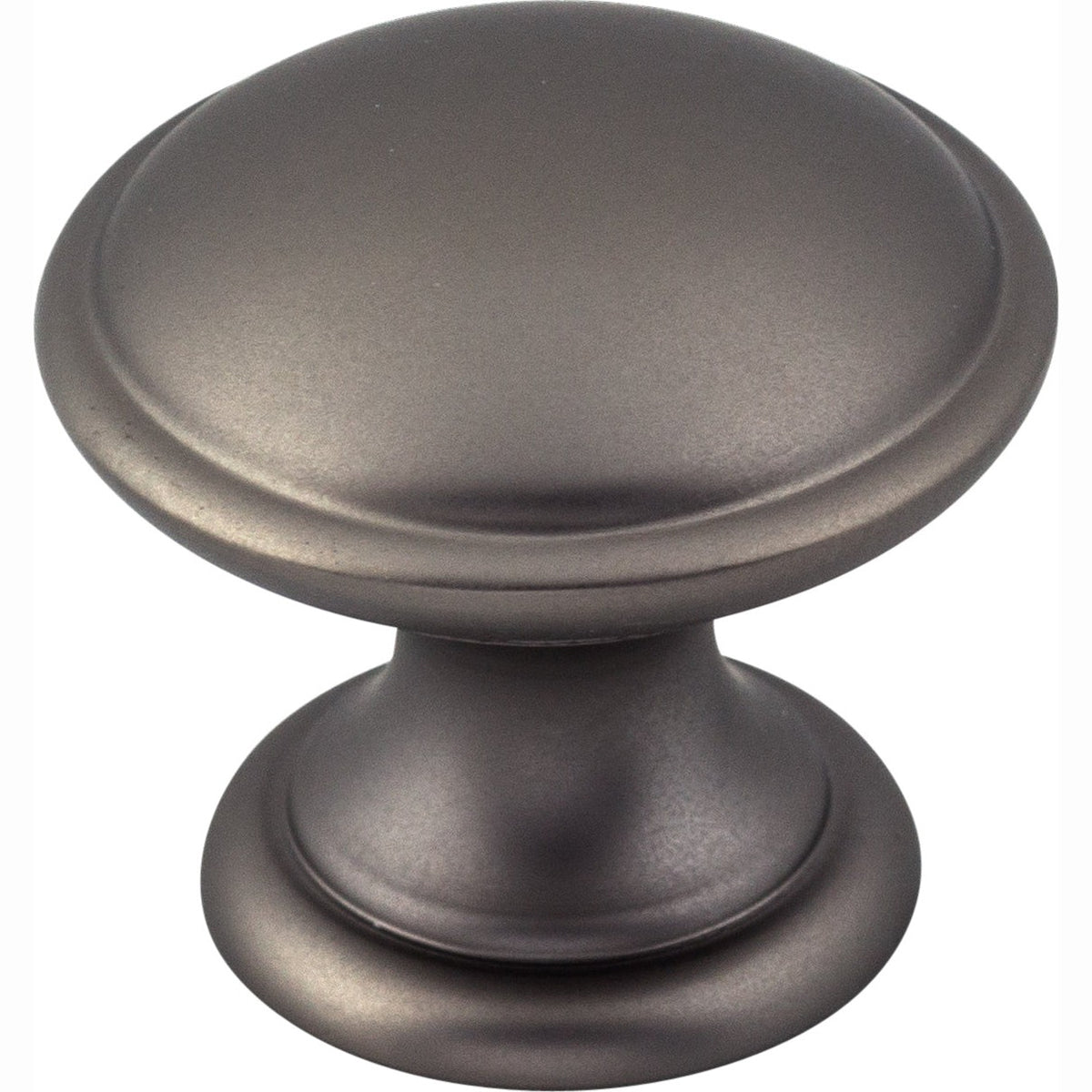 Top Knobs Rounded Series 1-1/4"L Knob, Ash Gray