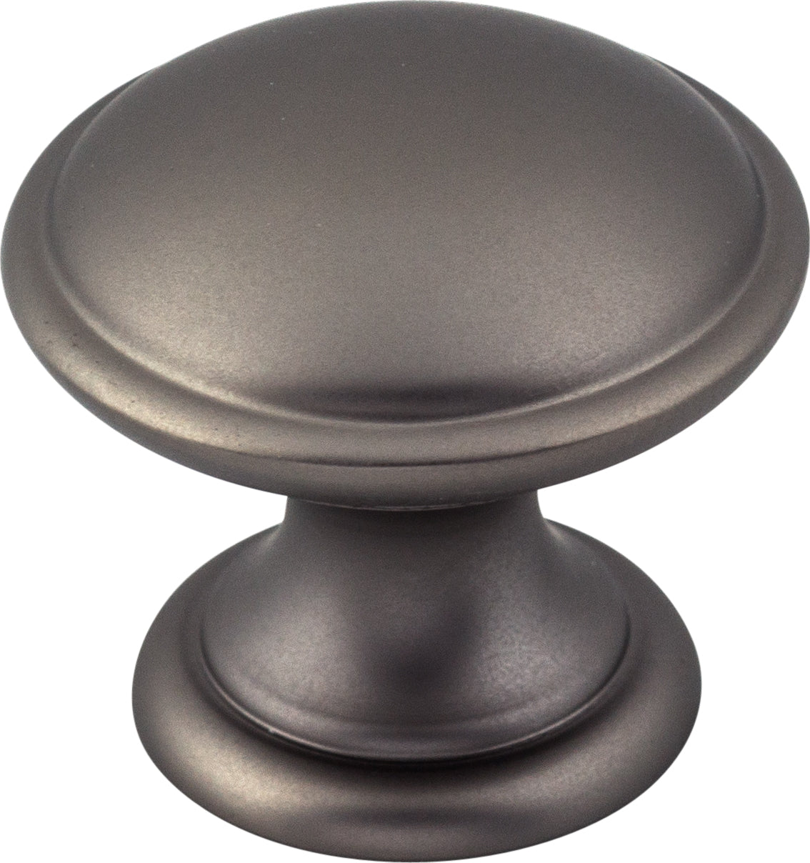 Top Knobs Rounded Series 1-1/4"L Knob, Ash Gray
