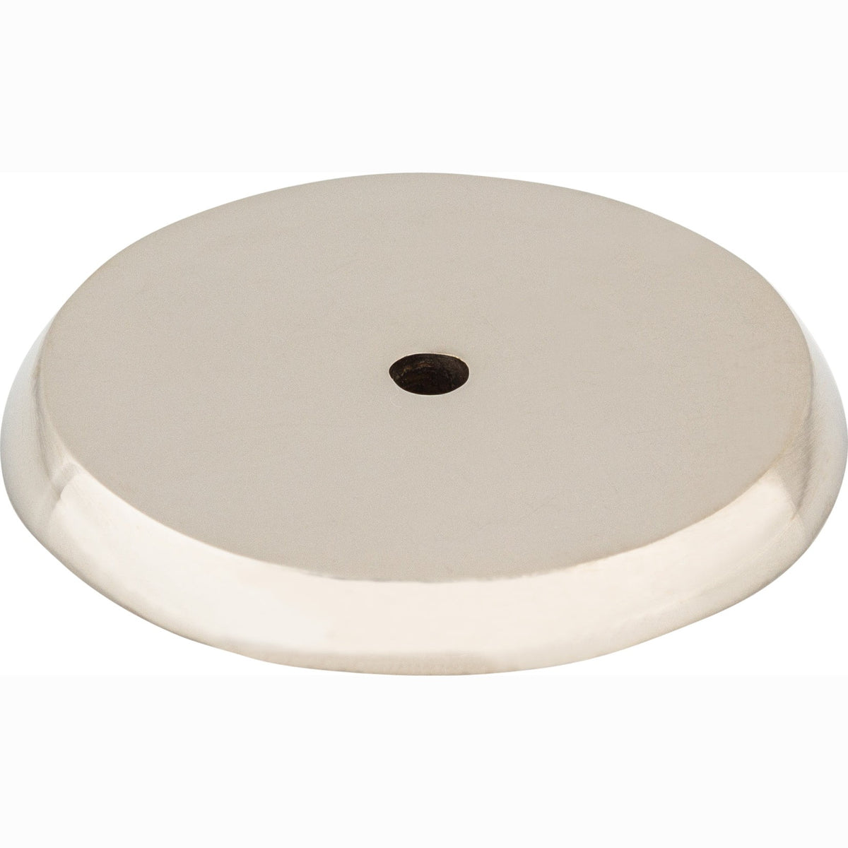 Top Knobs Aspen II Backplate Series 1-3/4"L Round, Polished Nickel