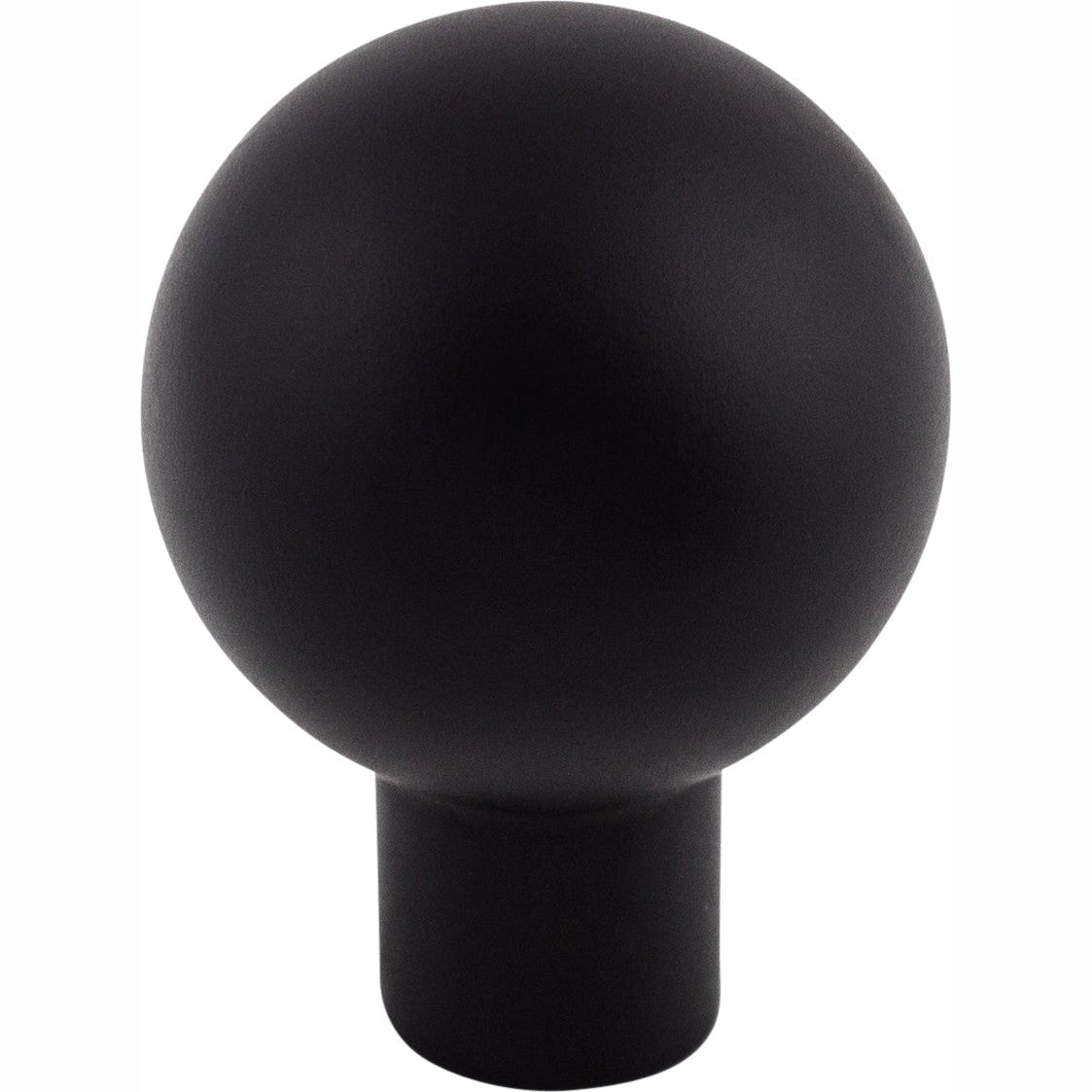 Top Knobs Brookline Series 7/8"L Knob, Flat Black