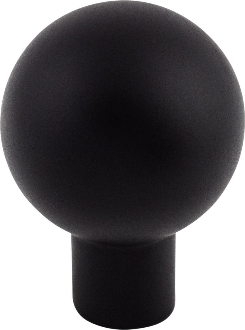Top Knobs Brookline Series 7/8"L Knob, Flat Black