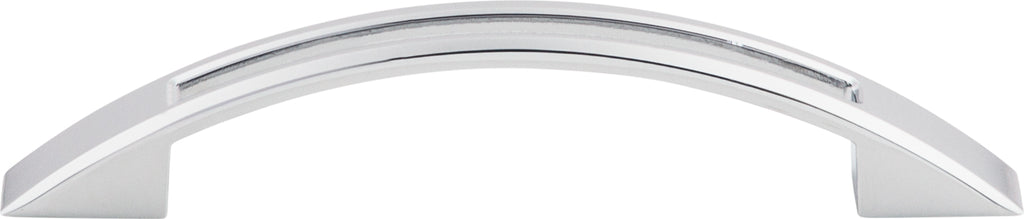 Top Knobs Tango Series 3-3/4"(95mm) CC Cut Out Pull, Polished Chrome