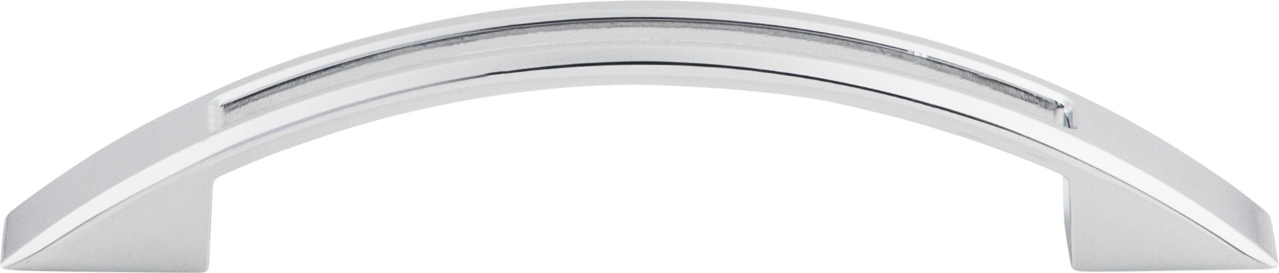 Top Knobs Tango Series 3-3/4"(95mm) CC Cut Out Pull, Polished Chrome