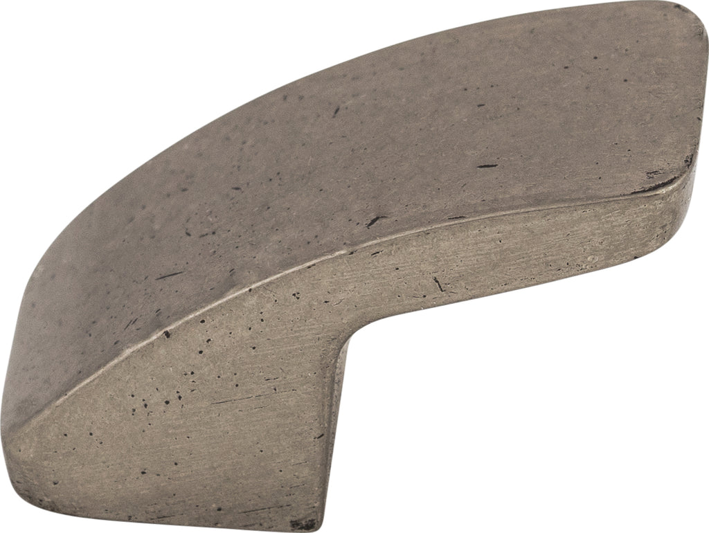Top Knobs Thumb Series 1-1/4"L Knob, Pewter Antique