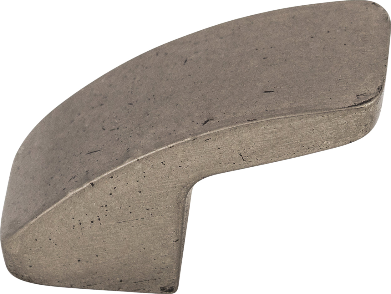Top Knobs Thumb Series 1-1/4"L Knob, Pewter Antique