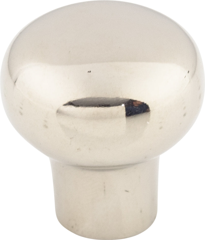 Top Knobs Aspen II Round Series 7/8"L Knob, Polished Nickel
