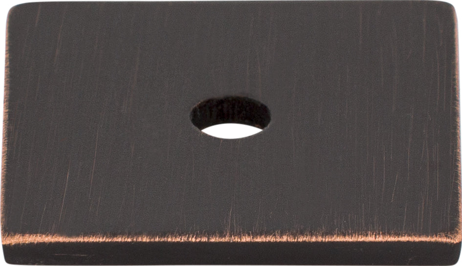 Top Knobs Square Series 1"L Backplate, Tuscan Bronze