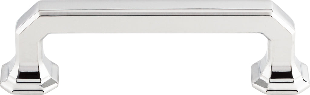 Top Knobs Emerald Series 3-3/4"(95mm) CC Pull, Polished Chrome