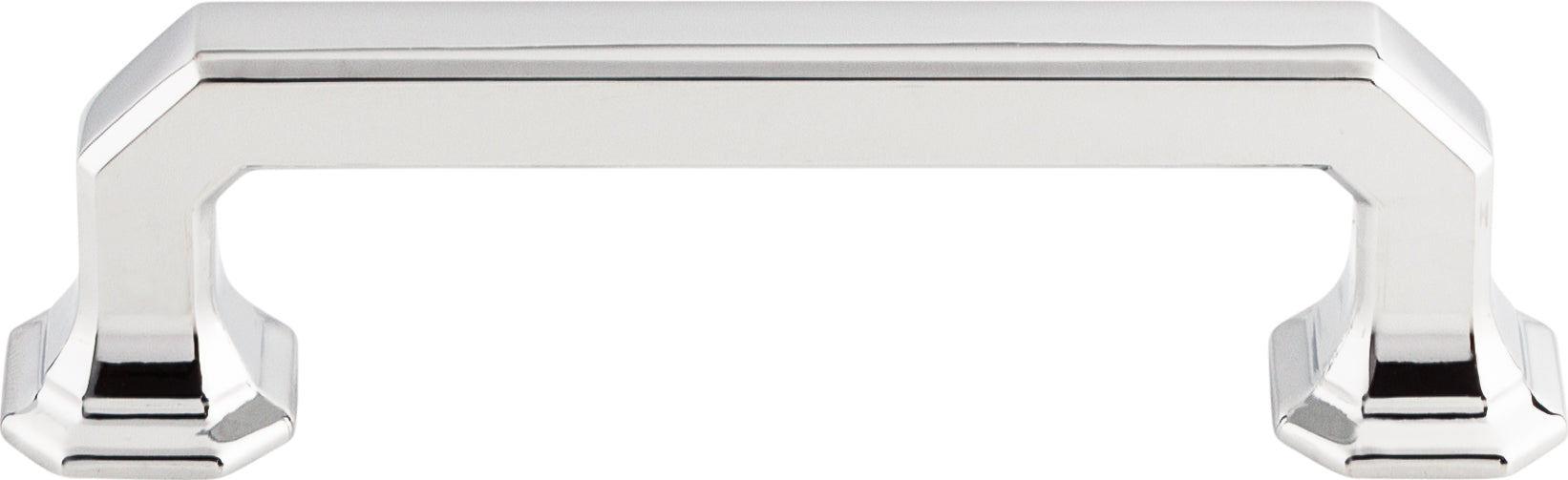 Top Knobs Emerald Series 3-3/4"(95mm) CC Pull, Polished Chrome